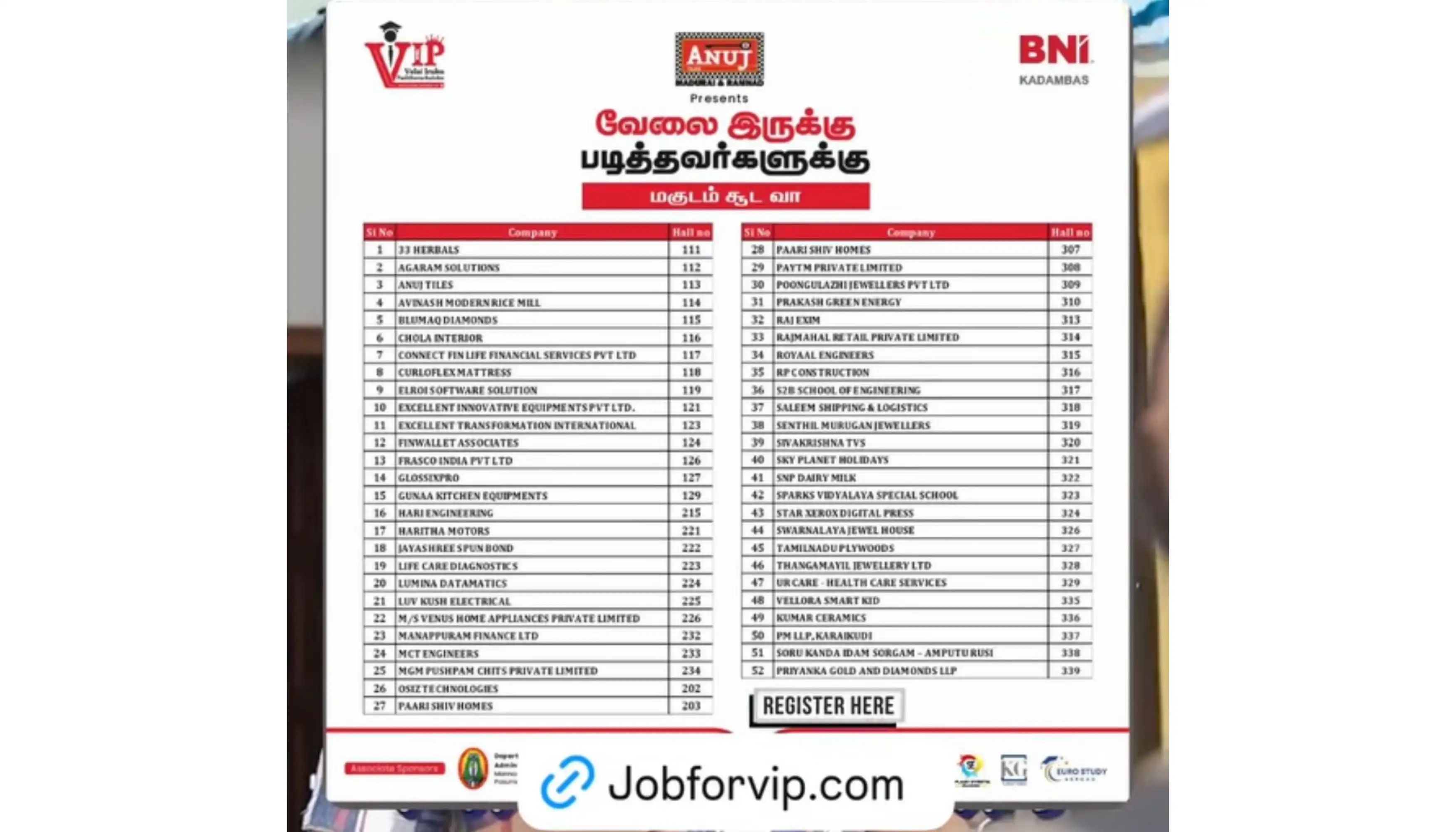 VIP Job Fair Stage